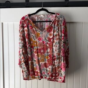 Floral Women's Top - Multicolor medium